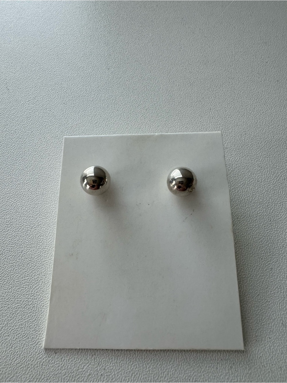 Classic Silver Ball Stud Earrings - Sleek Minimalist Style